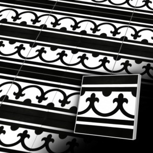 Zementfliesen | Retro-Fliesen | Historisch | Muster V20B-002-A-a | Ventano Zementfliesen antik, historischer Baustoff | Retro-Fliesen | Historisch | Muster V20B-002-A-a | Ventano